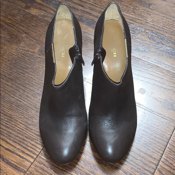 Leather Coach booties - Picture 2 of 7